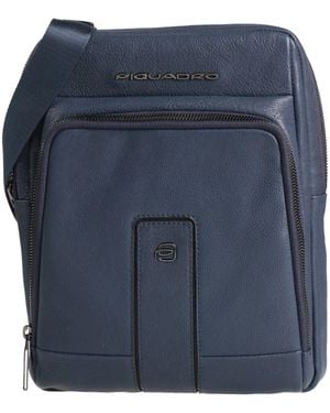 Piquadro Cross-Body Bag Cow Leather, Eva (Ethylene - Blue