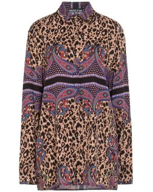 Versace Jeans Couture Shirt Viscose - Purple