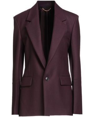Victoria Beckham Blazer Polyester, Virgin Wool, Elastane - Purple