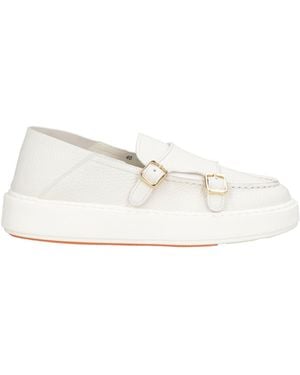 Santoni Loafers Leather - White