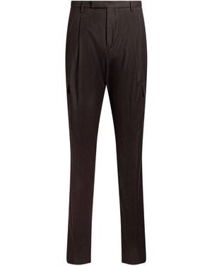 Briglia 1949 Charcoal Trousers Virgin Wool, Cashmere - Black