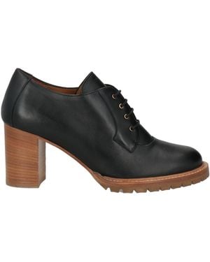 Testoni Lace-Up Shoes Calfskin - Black