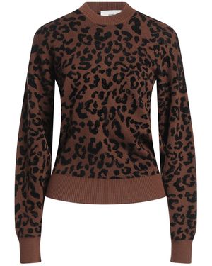 SOLOTRE Sweater Virgin Wool, Viscose, Polyamide - Brown