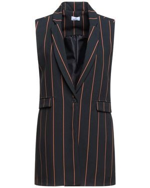 Berna Tailored Vest Polyester, Elastane - Black