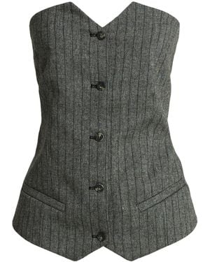 THE GARMENT Top Polyester, Viscose, Wool - Gray