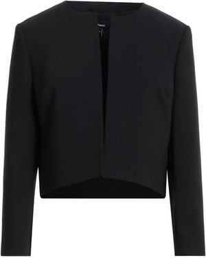 Theory Jacket Polyester, Triacetate - Black