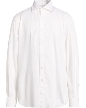 Isaia Shirt Cotton - White