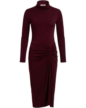 Kontatto Maxi Dress Polyester, Elastane - Red