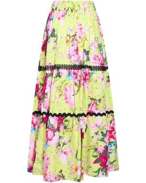Gina Gorgeous Maxi Skirt Cotton - White