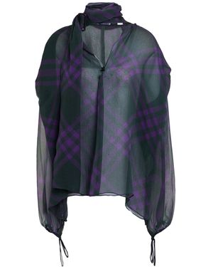 Burberry Midnight Top Silk - Blue