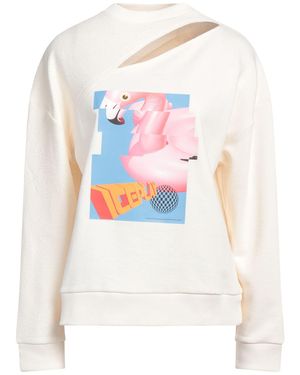 Ice Play Cream Sweatshirt Cotton - White