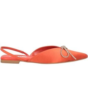 PAO PIANO ZERO Ballet Flats Textile Fibers - Red