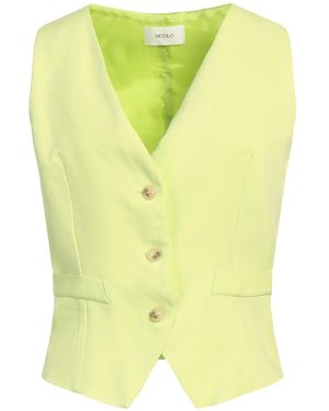 ViCOLO Tailored Vest Viscose, Linen - Yellow