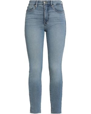GOOD AMERICAN Jeans Organic Cotton, Elasterell-P, Elastane - Blue