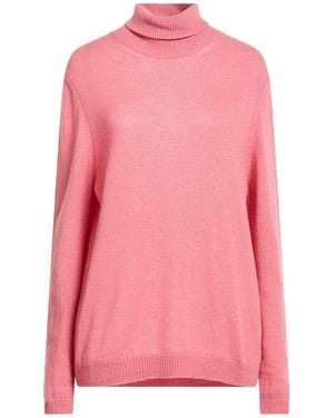 Bruno Manetti Coral Turtleneck Cashmere - Pink