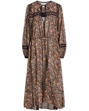 Isabel Marant Maxi Dress Cotton - Brown