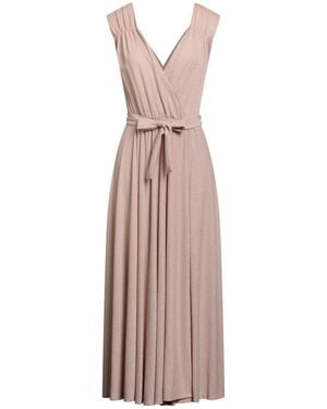 Marella Maxi Dress Viscose, Polyamide, Metallic Fibre, Elastane - Pink