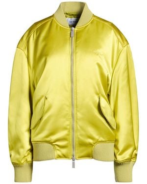 Off-White c/o Virgil Abloh Jacket Viscose, Polyamide, Wool, Acrylic, Elastane - Yellow