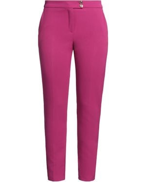Liu Jo Trousers Polyester, Elastane - Pink