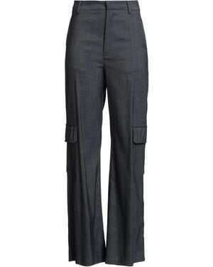 Soallure Pants Polyester, Viscose, Elastane - Blue