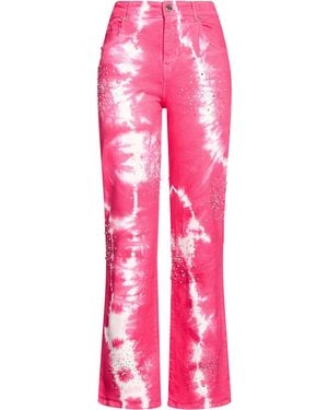 Twinset Jeans Cotton, Polyester, Elastane - Pink