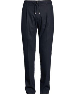 Moorer Midnight Trousers Virgin Wool, Cashmere, Elastane - Blue
