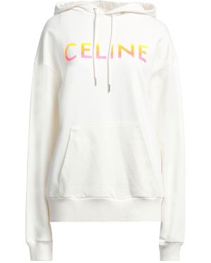 Celine Sweatshirt Cotton, Elastane - White