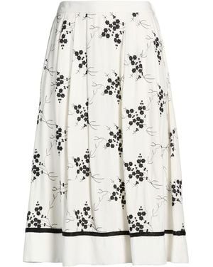 Purotatto Midi Skirts - White