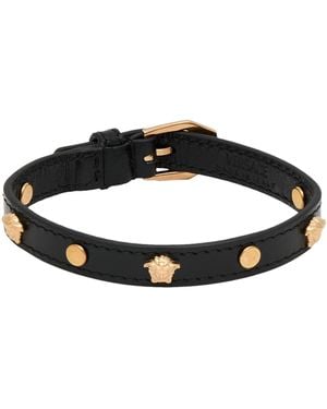 Versace Bracelet Leather - Black