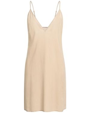 Manila Grace Mini Dress Viscose - Natural