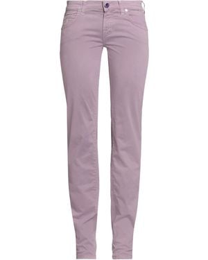 Jacob Cohen Antique Rose Pants Cotton, Elastane - Purple