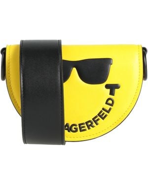 Karl Lagerfeld X Smiley World -- Cross-Body Bag Polyurethane - Yellow