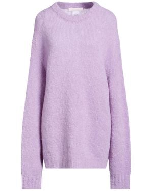 Liviana Conti Jumper Alpaca Wool, Mohair Wool, Polyamide, Elastane - Purple