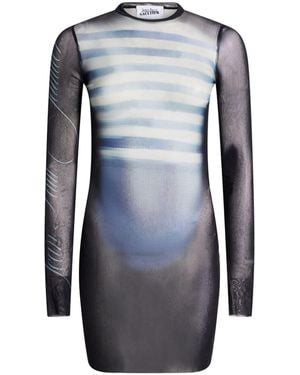 Jean Paul Gaultier Mini Dress Polyamide - Blue