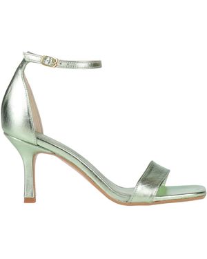 PAOLO MATTEI Sandals Leather - Metallic