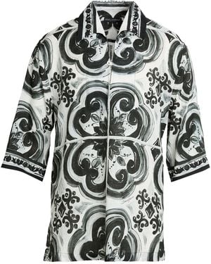 Dolce & Gabbana Shirt Linen - White