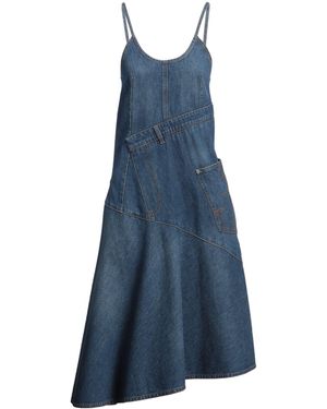 JW Anderson Midi Dress Cotton - Blue