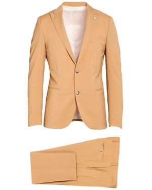 L.B.M. 1911 Camel Suit Virgin Wool - Natural