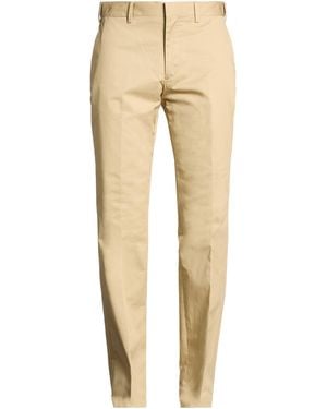 Lardini Trousers Cotton, Elastane - Natural