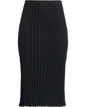 Tod's Midi Skirt Virgin Wool, Polyester - Black