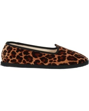 Vibi Venezia Loafers Textile Fibers - Brown