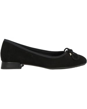 CTWLK Ballet Flats Textile Fibers - Black