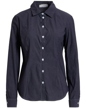 Sandro Ferrone Shirt Cotton, Polyamide, Elastane - Blue