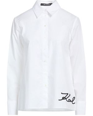 KARL LAGERFELD Shirt Cotton - White