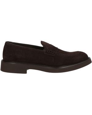 Doucal's Dark Loafers Leather - Brown