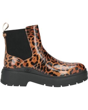 Liu Jo Camel Ankle Boots Synthetic Fibres, Textile Fibres - Brown