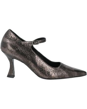 Zinda Pumps Leather - Gray