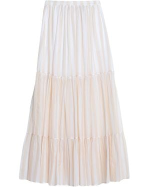 MSGM Maxi Skirt Cotton - White