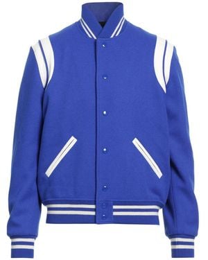 Saint Laurent Jackets - Blue