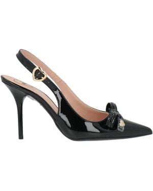Love Moschino Court Shoes Synthetic Material - Metallic